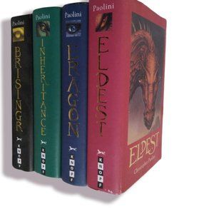 Complete Set Inheritance Cycle Series Eragon Hardback Books Paolini Lot of 4